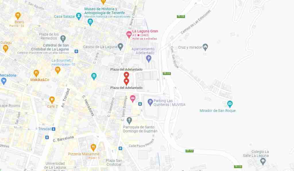 localizacion la laguna mifreetour