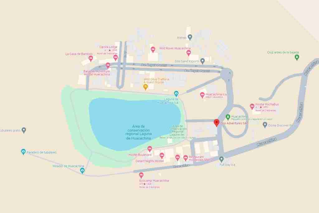 punto de encuentro huacachina